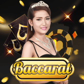 Baccarat A queen casino game icon